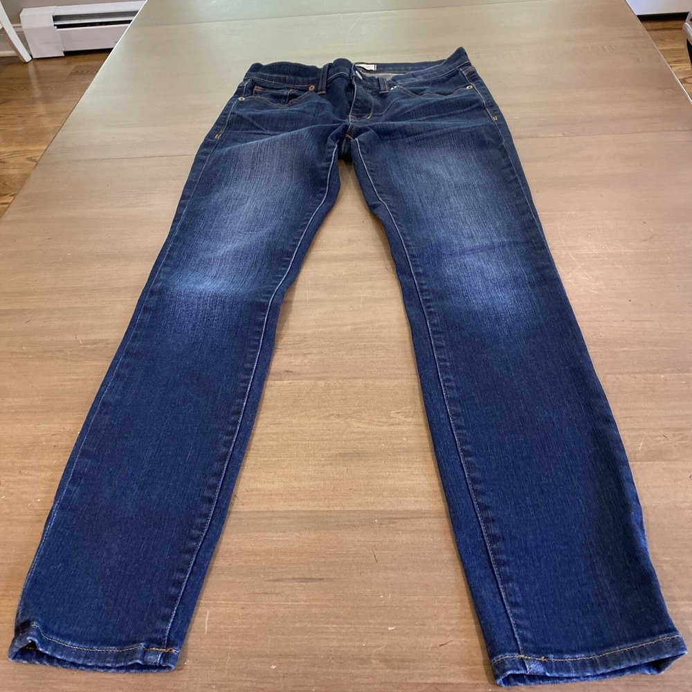 Madewell Jeans Women Size 27 Blue Skinny Skinny Ankle Mid Rise Stretch Dark Wash